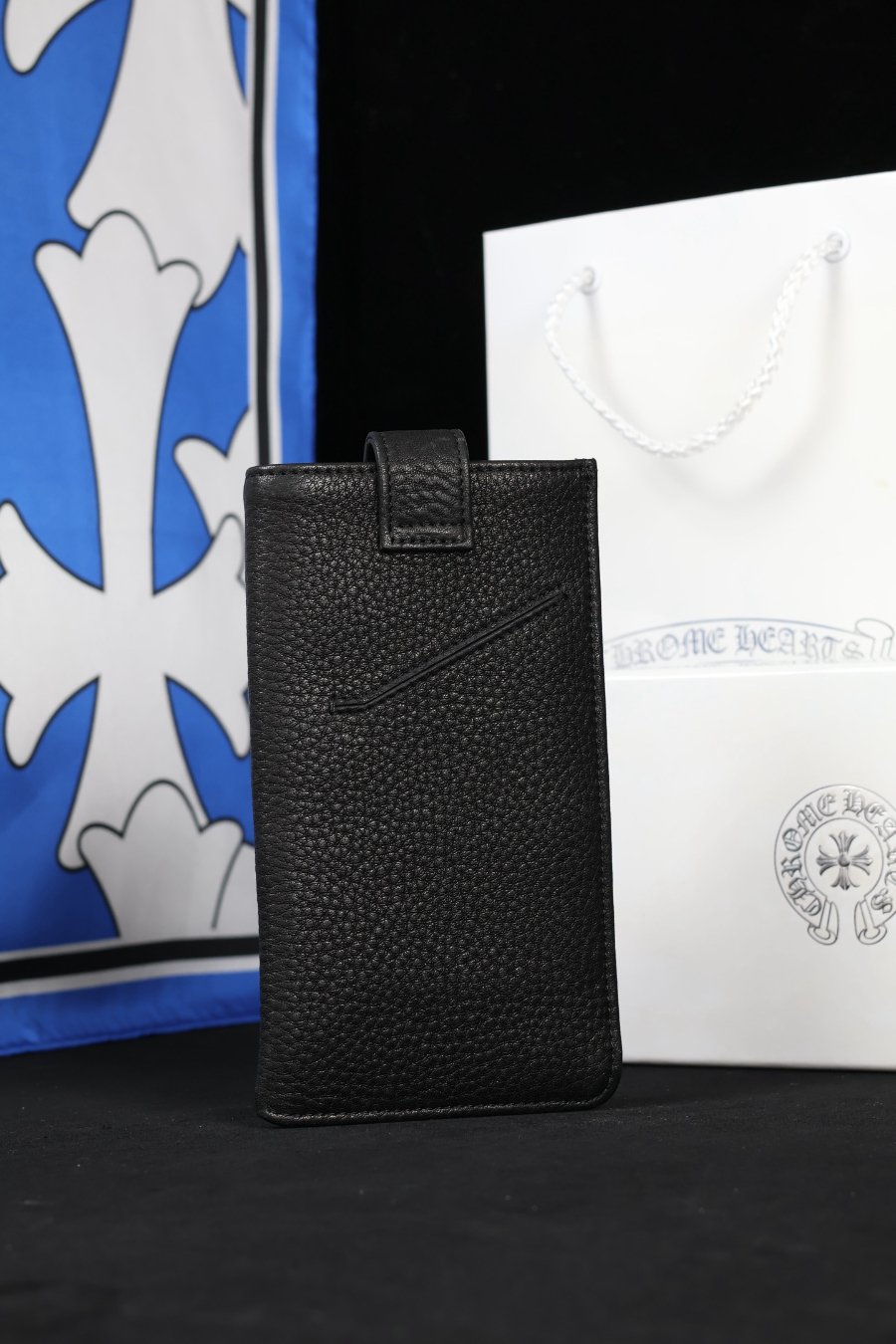 Chrome Hearts Cross Leather Phone Pouch W036 크롬하츠 십자가 가죽 휴대폰 파우치 W036 6