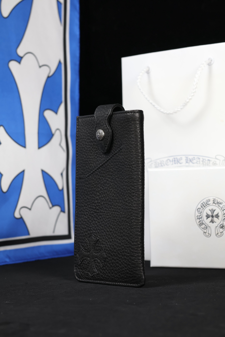 Chrome Hearts Cross Leather Phone Pouch W036 크롬하츠 십자가 가죽 휴대폰 파우치 W036 7