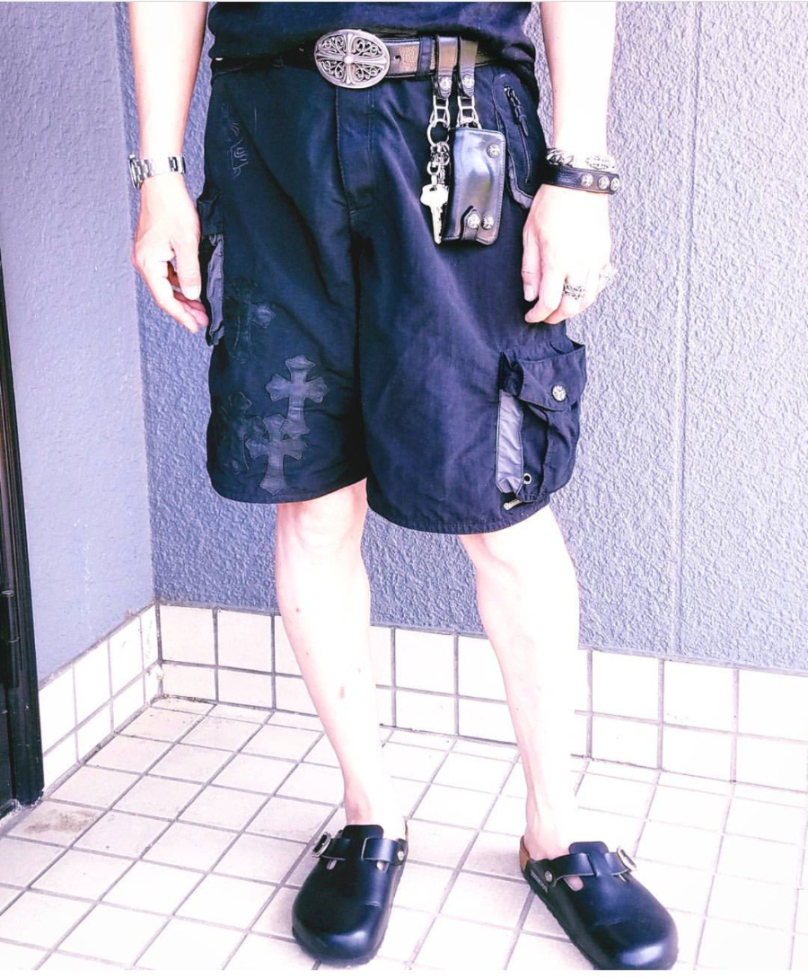 Chrome Hearts S925 Silver Leather Key Case 크롬하츠 S925 실버 가죽 키 케이스 6