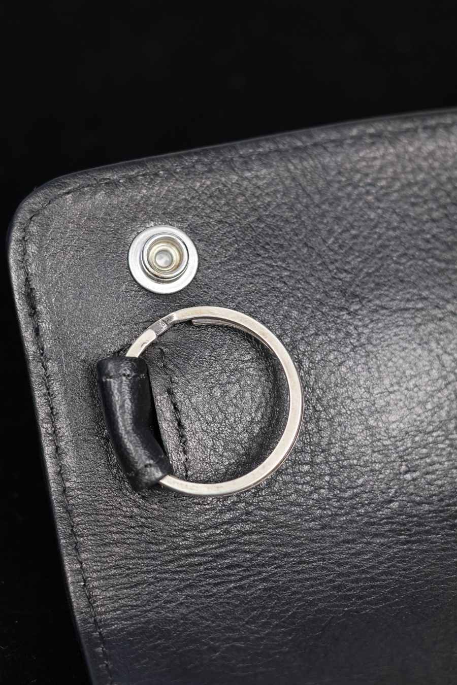 Chrome Hearts S925 Silver Leather Key Case 크롬하츠 S925 실버 가죽 키 케이스 16