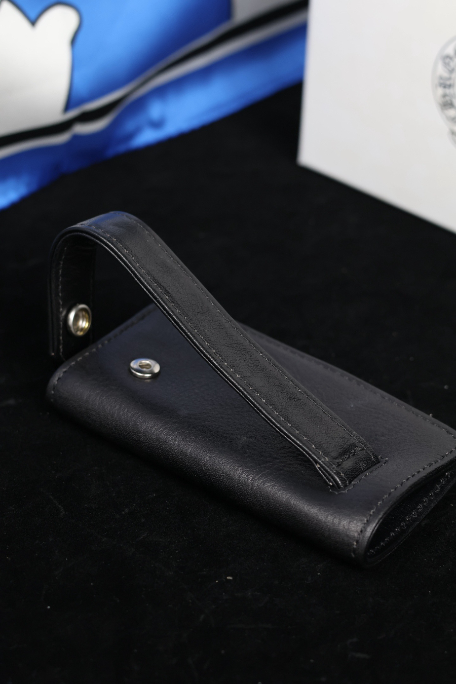 Chrome Hearts S925 Silver Leather Key Case 크롬하츠 S925 실버 가죽 키 케이스 17