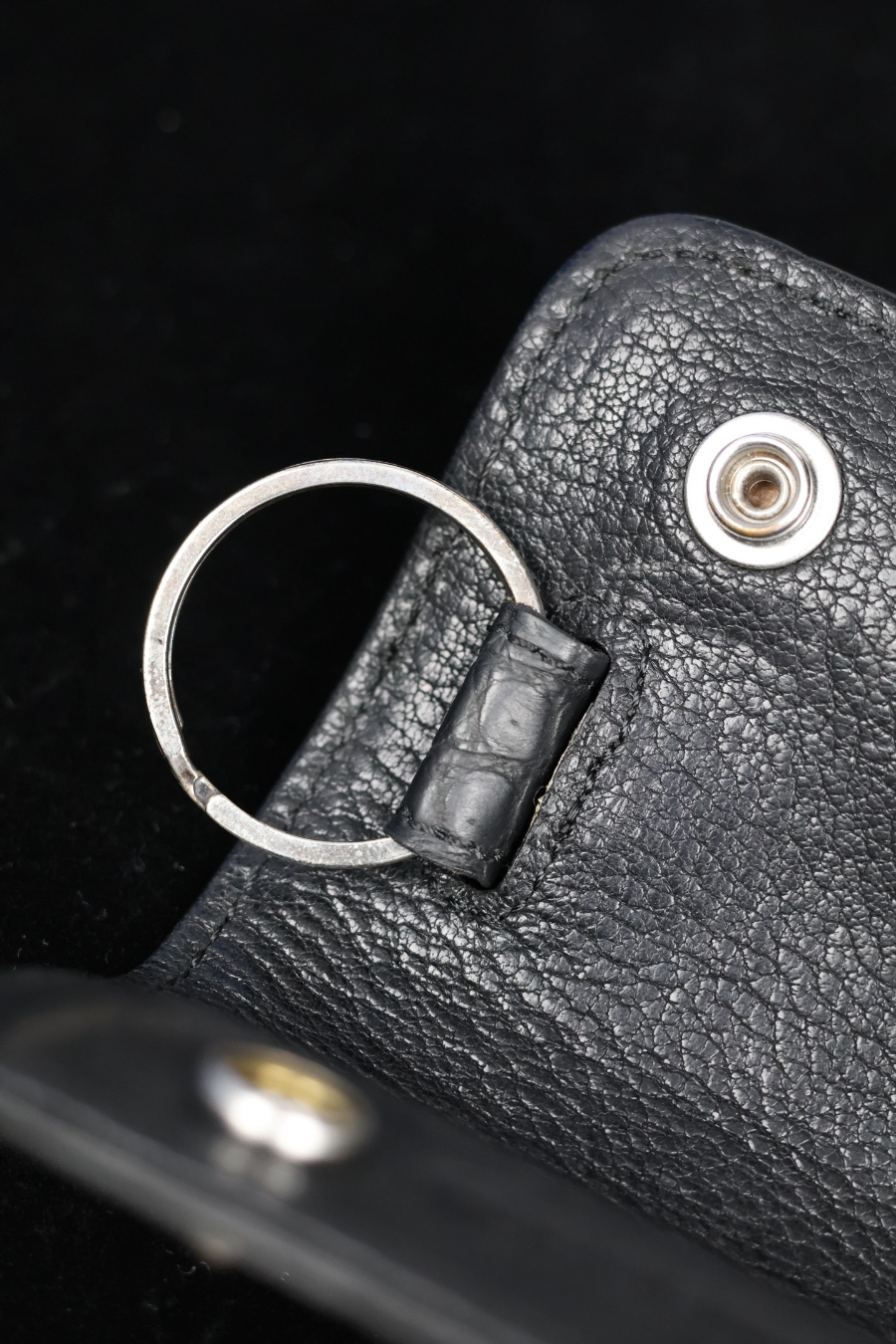 Chrome Hearts S925 Silver Crocodile Leather Key Case 크롬하츠 S925 실버 악어가죽 키 케이스 15