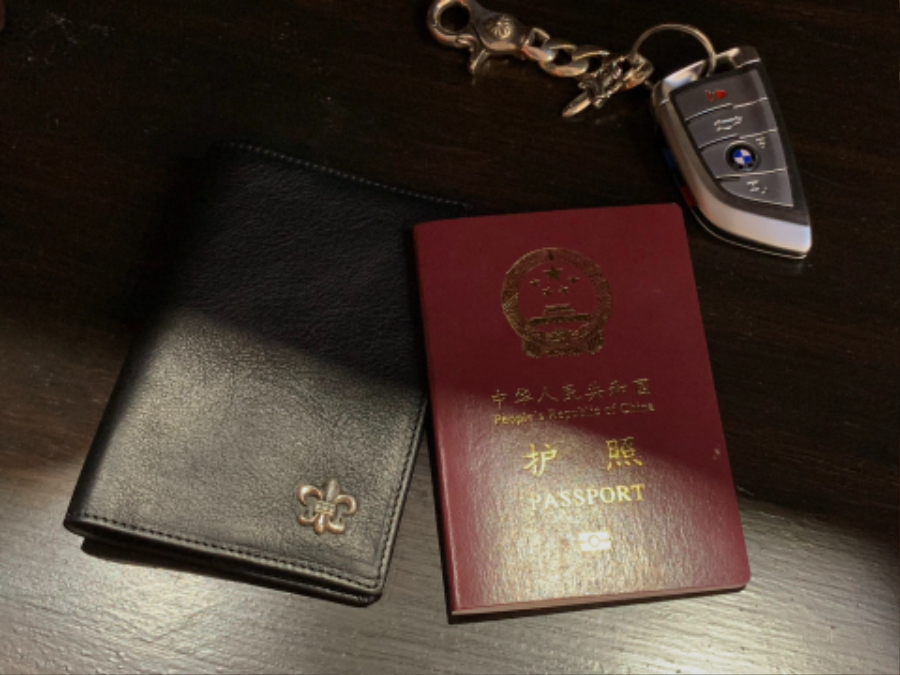 Chrome Hearts S925 Silver Fleur-de-Lis Leather Passport Wallet 크롬하츠 S925 실버 플뢰르 드 리스 가죽 여권 지갑 2