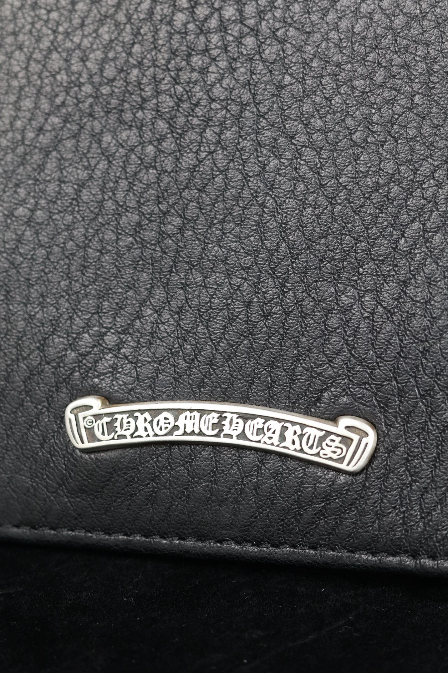 Chrome Hearts S925 Silver Fleur-de-Lis Leather Passport Wallet 크롬하츠 S925 실버 플뢰르 드 리스 가죽 여권 지갑 12