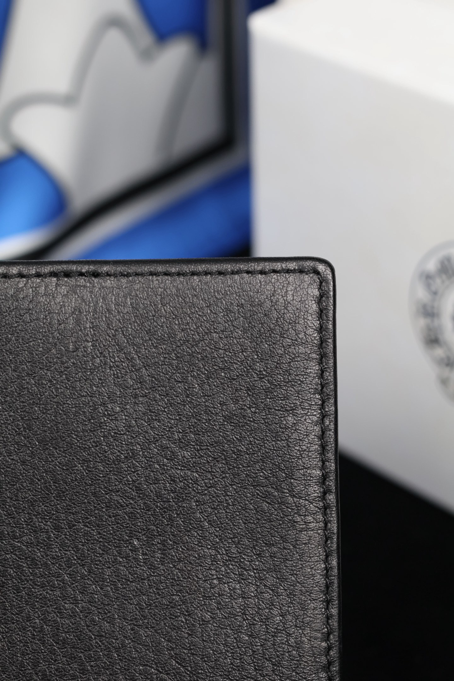 Chrome Hearts S925 Silver Fleur-de-Lis Leather Passport Wallet 크롬하츠 S925 실버 플뢰르 드 리스 가죽 여권 지갑 13