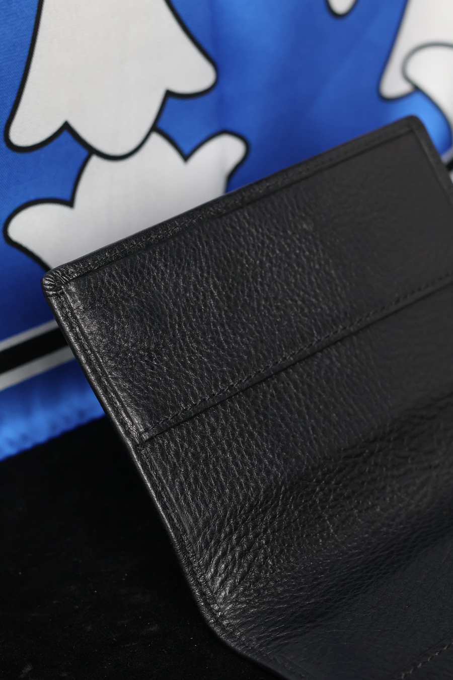 Chrome Hearts S925 Silver Fleur-de-Lis Leather Passport Wallet 크롬하츠 S925 실버 플뢰르 드 리스 가죽 여권 지갑 14