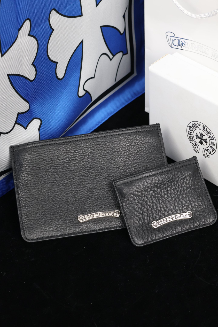 Chrome Hearts S925 Silver Large Leather Coin Pouch 크롬하츠 S925 실버 라지 가죽 코인 파우치 3