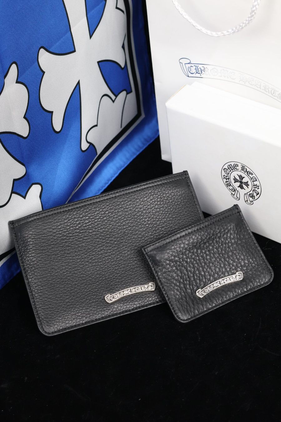 Chrome Hearts S925 Silver Large Leather Coin Pouch 크롬하츠 S925 실버 라지 가죽 코인 파우치 4