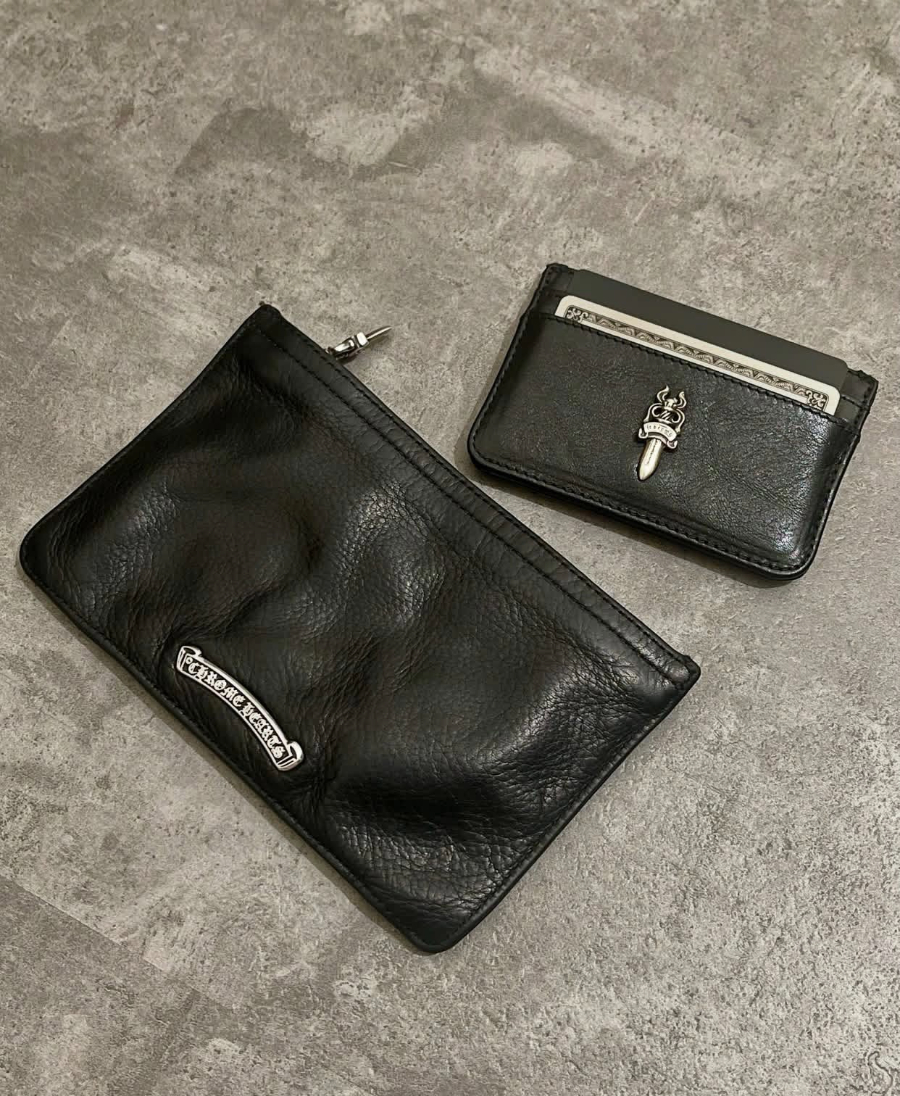 Chrome Hearts S925 Silver Large Leather Coin Pouch 크롬하츠 S925 실버 라지 가죽 코인 파우치 5