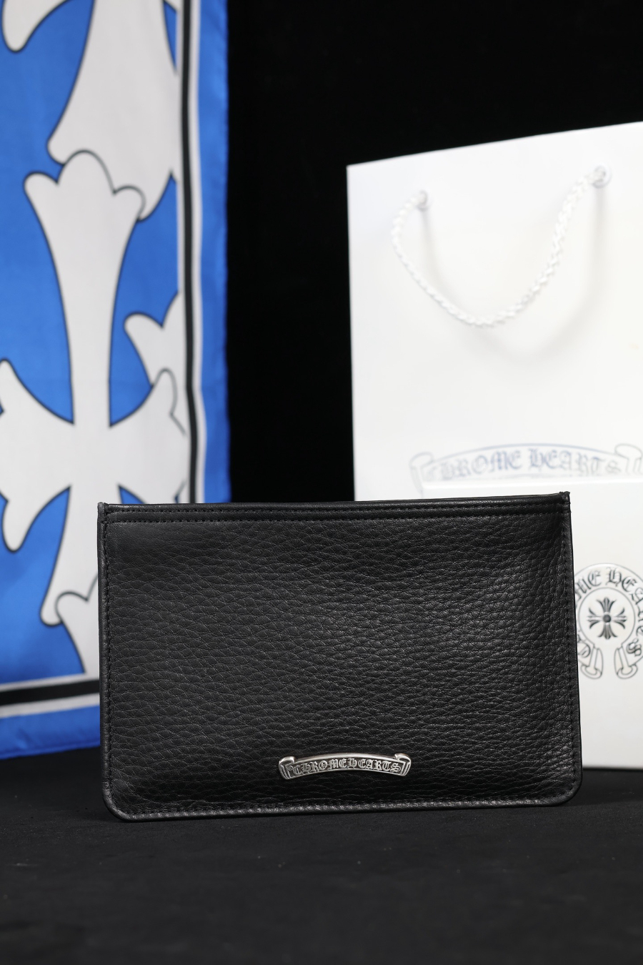 Chrome Hearts S925 Silver Large Leather Coin Pouch 크롬하츠 S925 실버 라지 가죽 코인 파우치 8