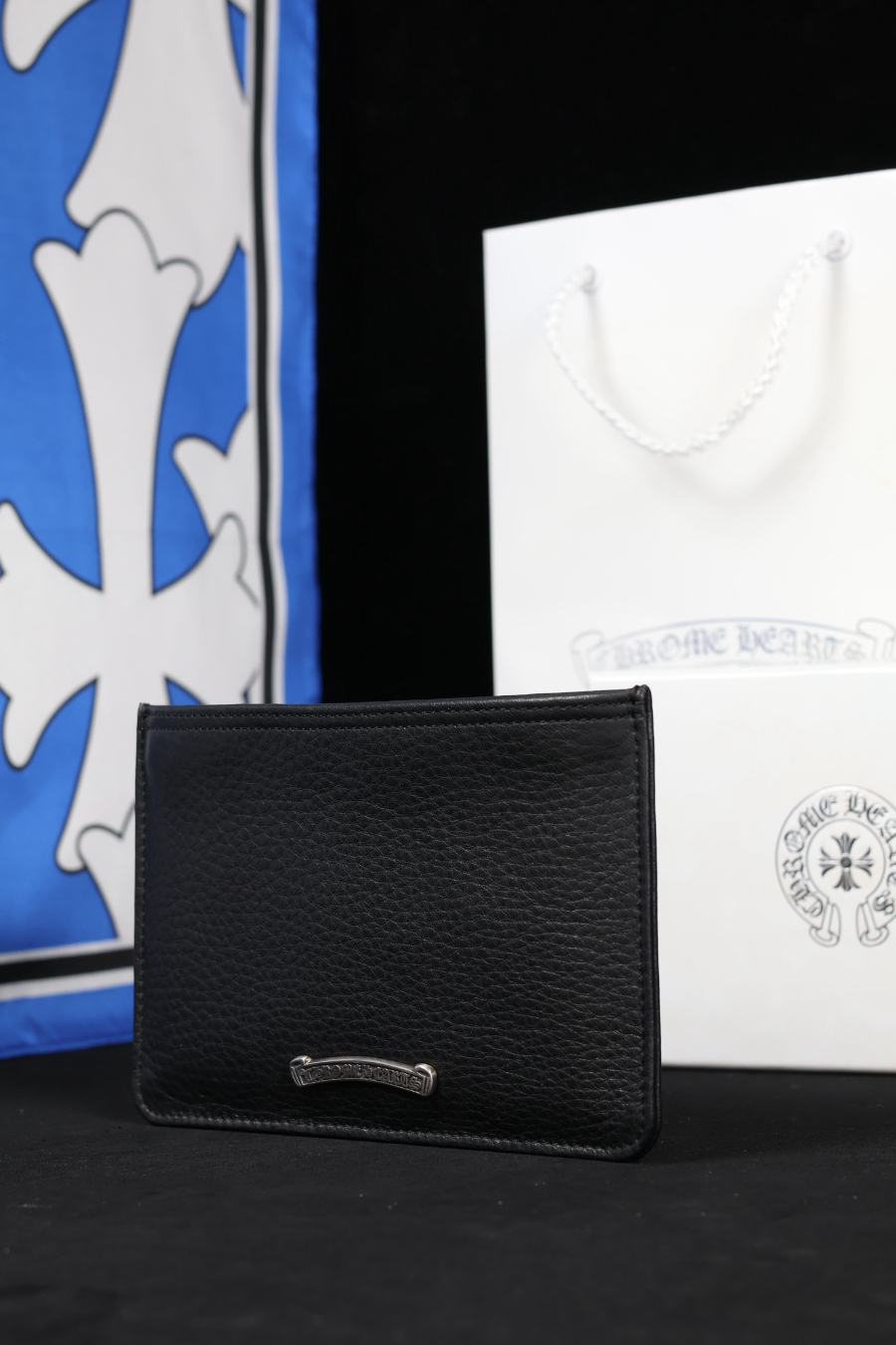 Chrome Hearts S925 Silver Large Leather Coin Pouch 크롬하츠 S925 실버 라지 가죽 코인 파우치 9