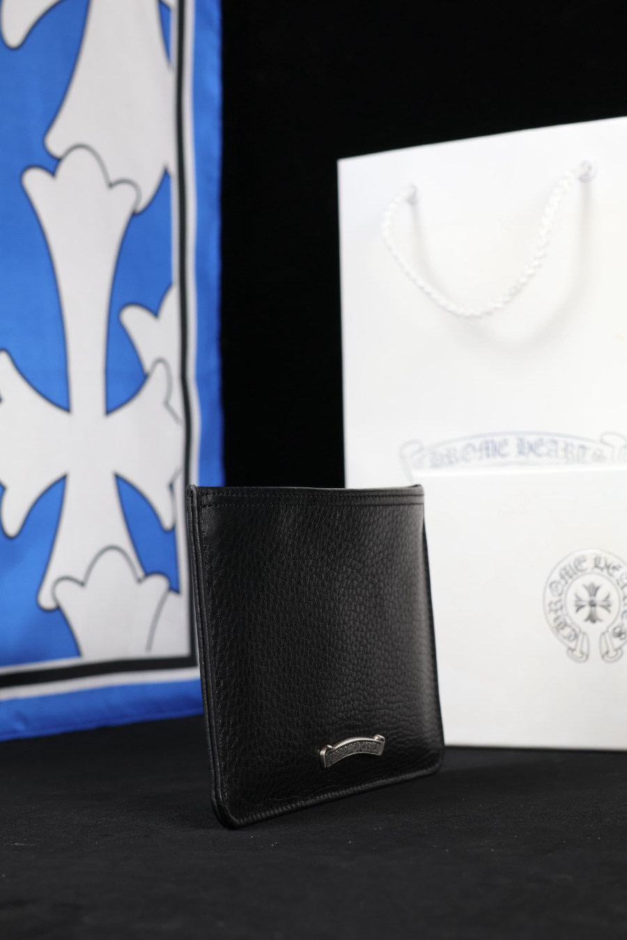 Chrome Hearts S925 Silver Large Leather Coin Pouch 크롬하츠 S925 실버 라지 가죽 코인 파우치 10