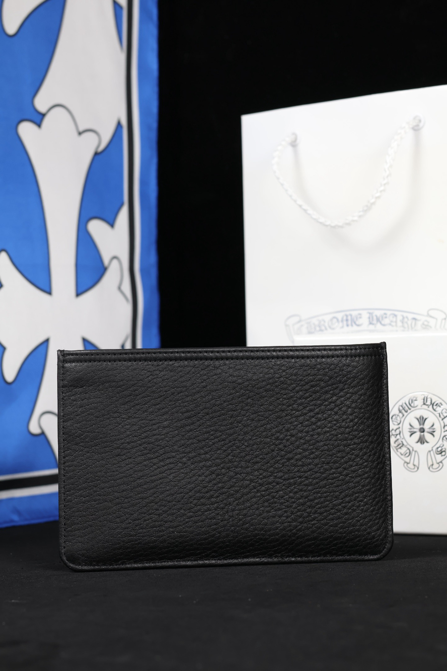 Chrome Hearts S925 Silver Large Leather Coin Pouch 크롬하츠 S925 실버 라지 가죽 코인 파우치 11