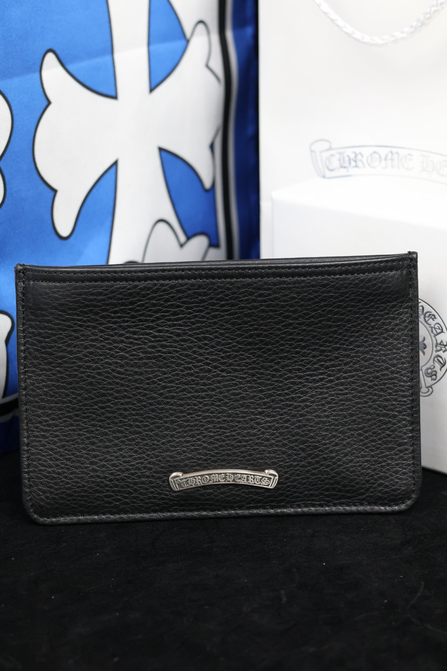 Chrome Hearts S925 Silver Large Leather Coin Pouch 크롬하츠 S925 실버 라지 가죽 코인 파우치 15