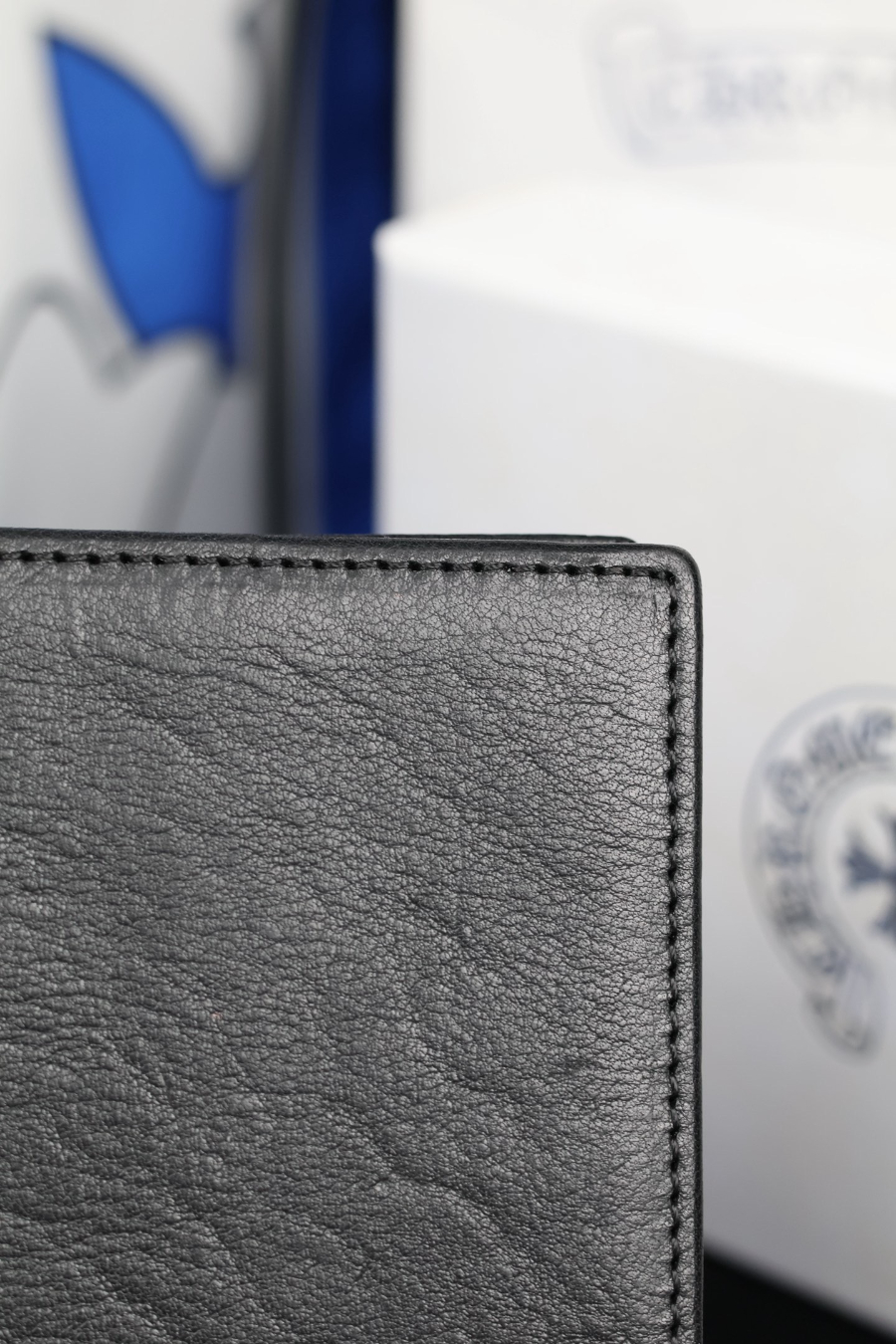 Chrome Hearts S925 Silver Cross Leather Passport Wallet 크롬하츠 S925 실버 십자가 가죽 여권 지갑 13