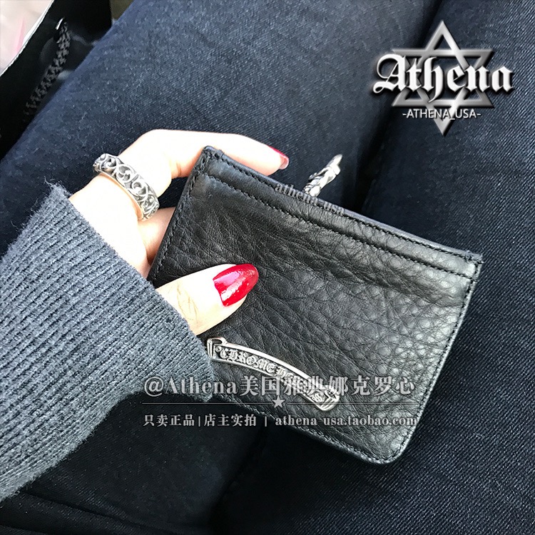 Chrome Hearts S925 Silver Small Leather Coin Pouch 크롬하츠 S925 실버 스몰 가죽 코인 파우치 2