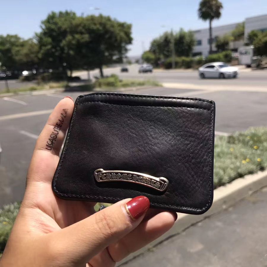 Chrome Hearts S925 Silver Small Leather Coin Pouch 크롬하츠 S925 실버 스몰 가죽 코인 파우치 5