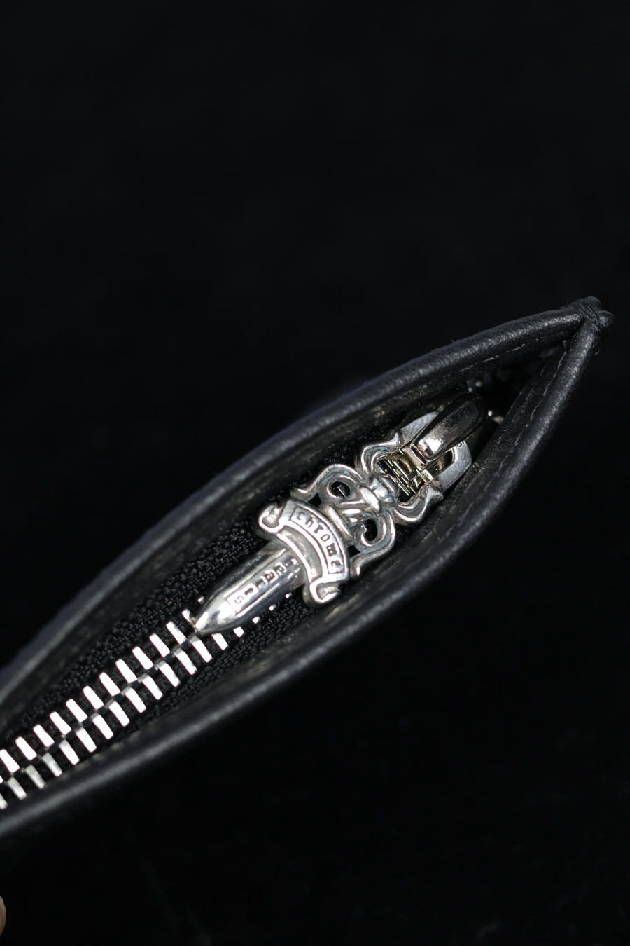 Chrome Hearts S925 Silver Small Leather Coin Pouch 크롬하츠 S925 실버 스몰 가죽 코인 파우치 14