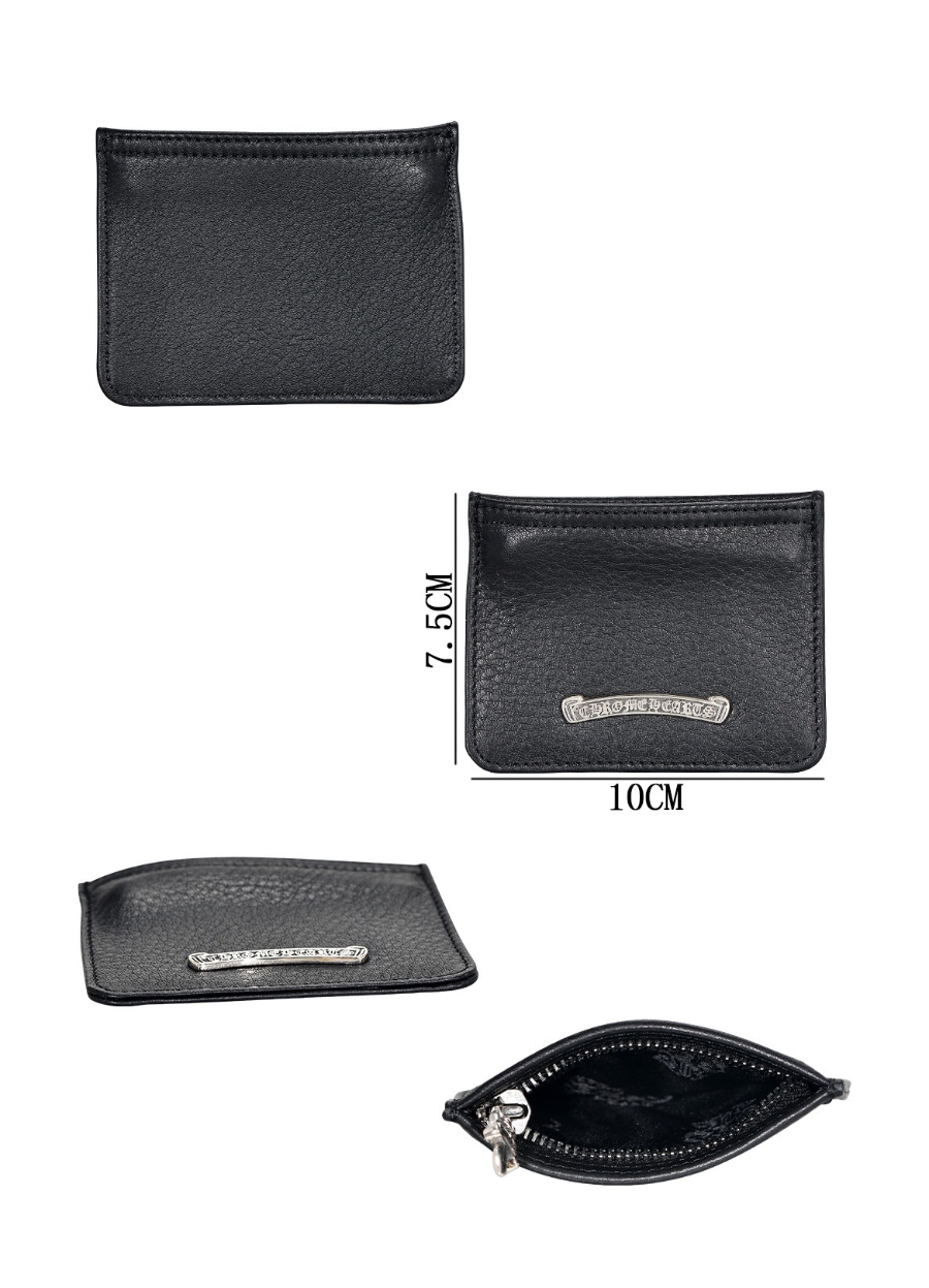 Chrome Hearts S925 Silver Small Leather Coin Pouch 크롬하츠 S925 실버 스몰 가죽 코인 파우치 16