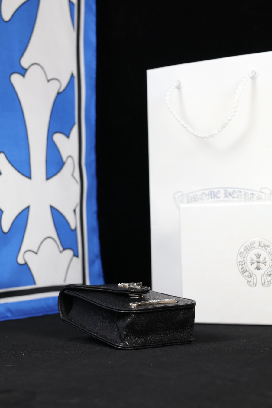 Chrome Hearts S925 Silver Small Leather Cigarette Case 크롬하츠 S925 실버 스몰 가죽 담배 케이스 12