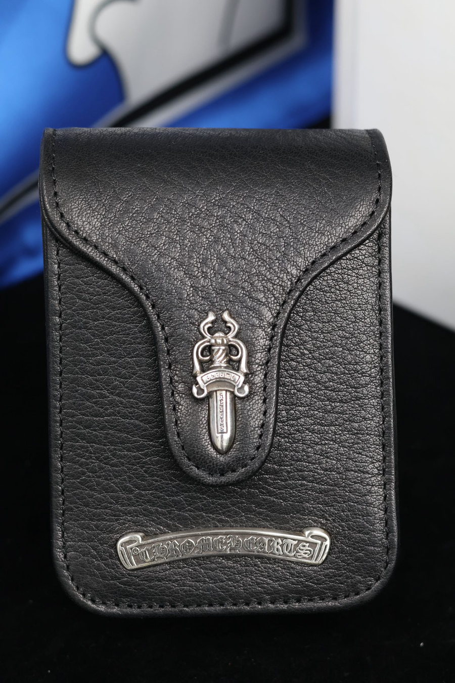 Chrome Hearts S925 Silver Small Leather Cigarette Case 크롬하츠 S925 실버 스몰 가죽 담배 케이스 13