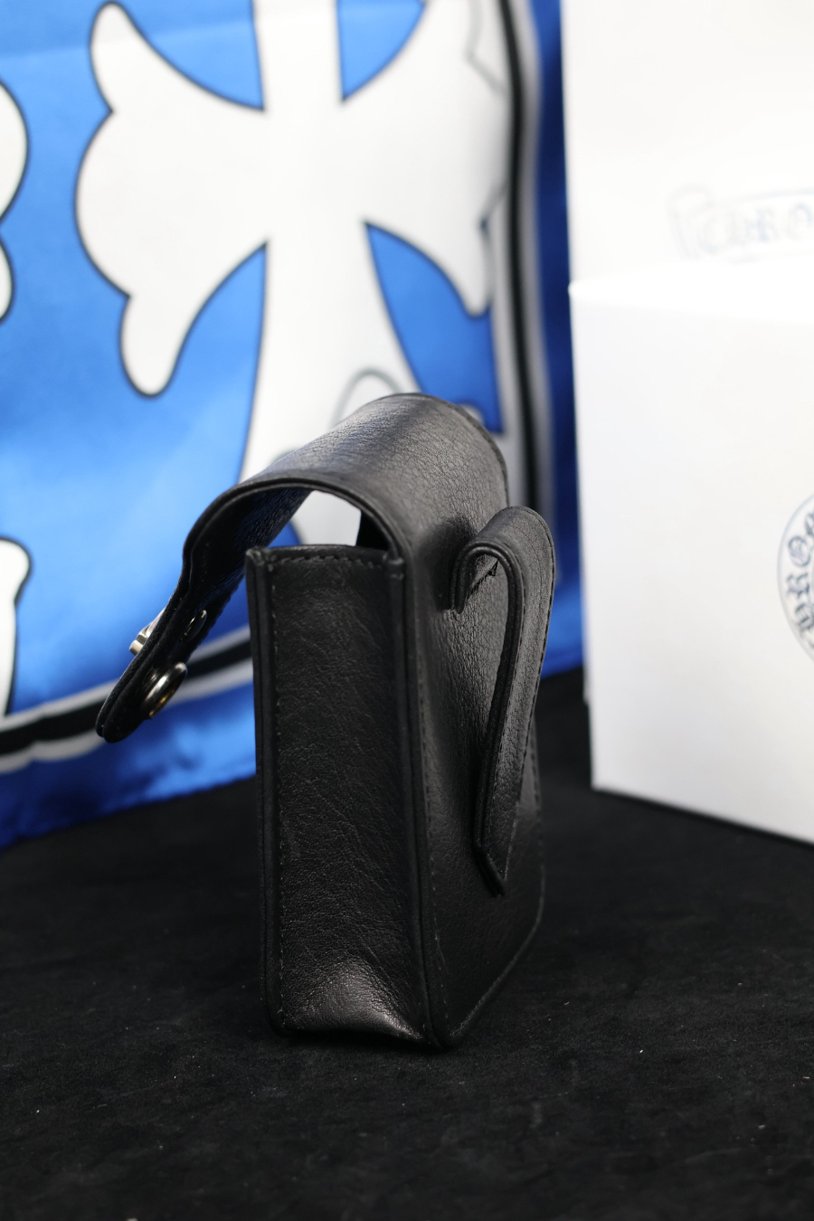 Chrome Hearts S925 Silver Small Leather Cigarette Case 크롬하츠 S925 실버 스몰 가죽 담배 케이스 18