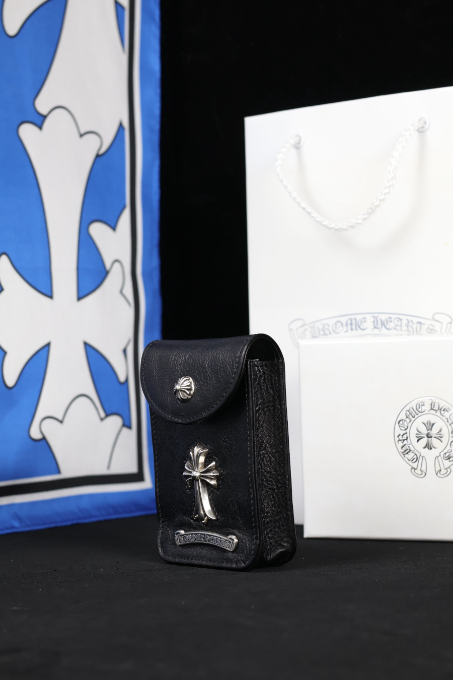 Chrome Hearts Cross Snap Leather Cigarette Case 크롬하츠 십자가 스냅 가죽 담배 케이스 8