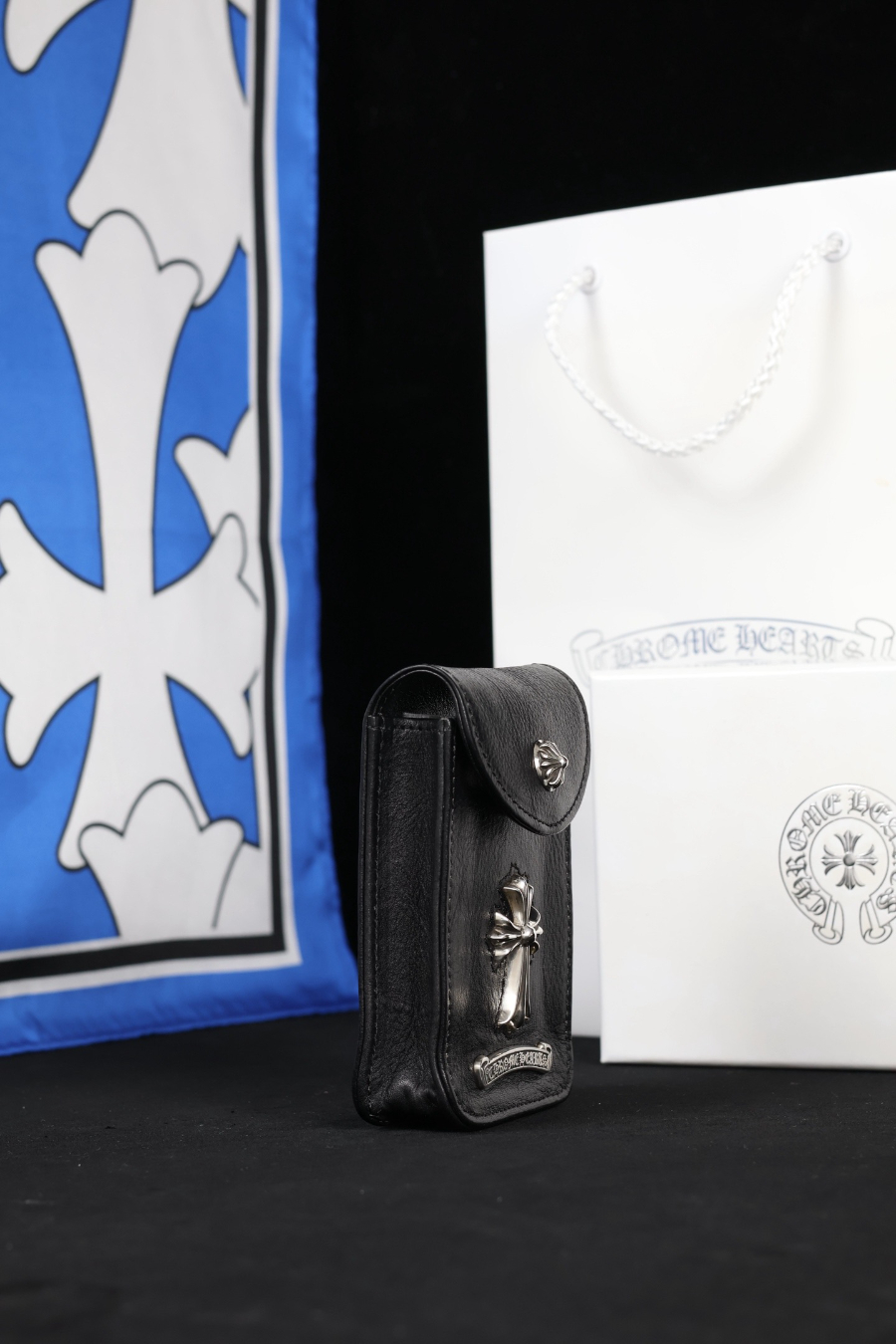 Chrome Hearts Cross Snap Leather Cigarette Case 크롬하츠 십자가 스냅 가죽 담배 케이스 9