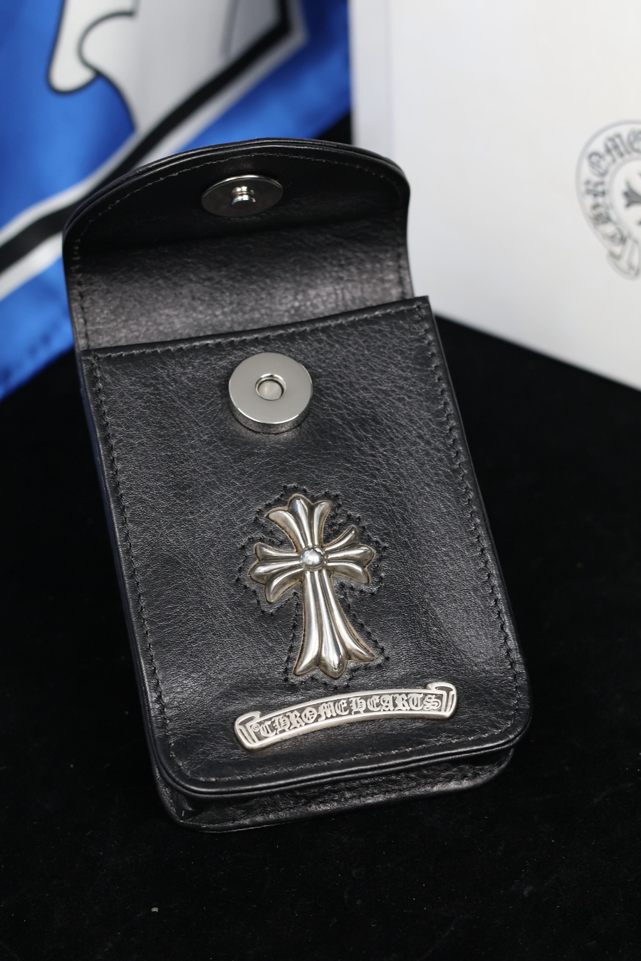 Chrome Hearts Cross Snap Leather Cigarette Case 크롬하츠 십자가 스냅 가죽 담배 케이스 15