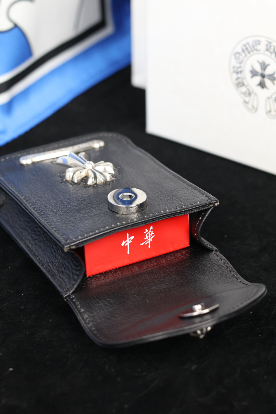 Chrome Hearts Cross Snap Leather Cigarette Case 크롬하츠 십자가 스냅 가죽 담배 케이스 18