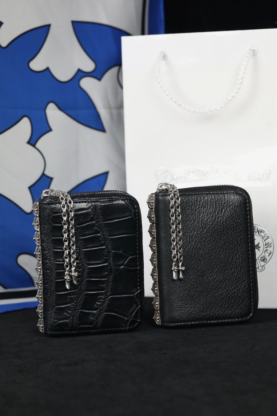 Chrome Hearts Nine Stud Zip Coin Wallet 크롬하츠 나인 스터드 집 코인 월렛 1