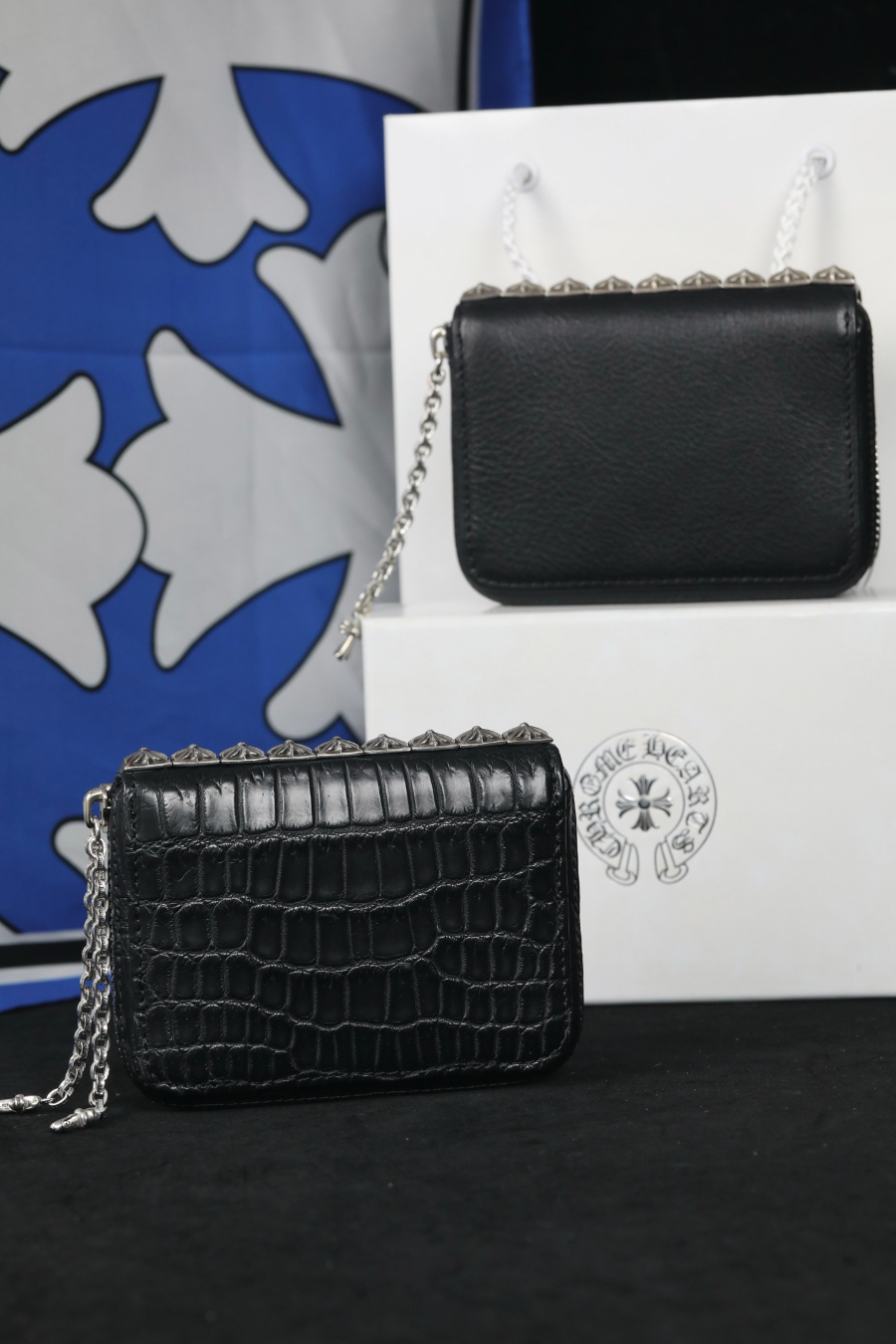 Chrome Hearts Nine Stud Zip Coin Wallet 크롬하츠 나인 스터드 집 코인 월렛 2