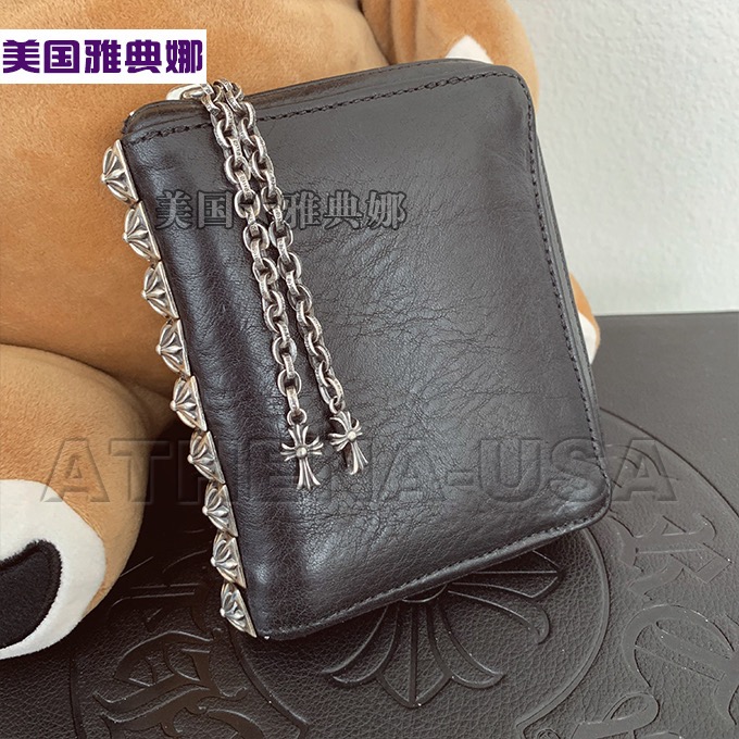 Chrome Hearts Nine Stud Zip Coin Wallet 크롬하츠 나인 스터드 집 코인 월렛 6