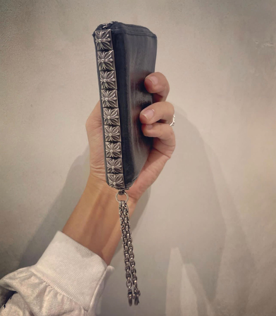 Chrome Hearts Nine Stud Zip Coin Wallet 크롬하츠 나인 스터드 집 코인 월렛 8