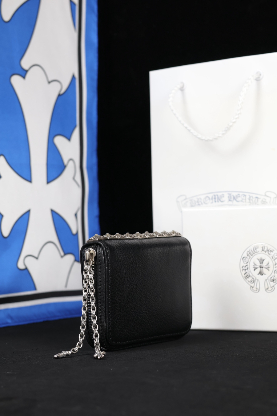 Chrome Hearts Nine Stud Zip Coin Wallet 크롬하츠 나인 스터드 집 코인 월렛 12