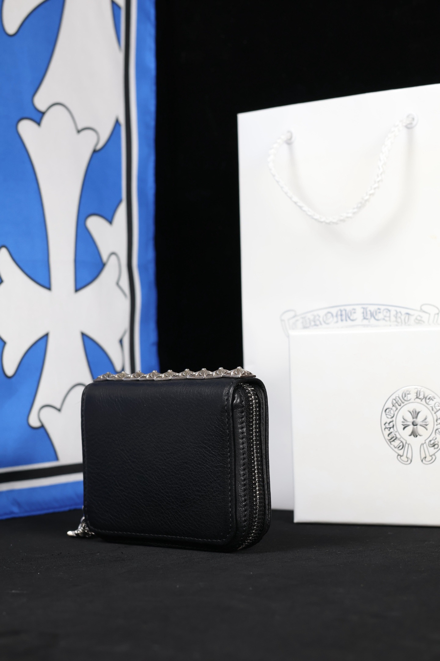 Chrome Hearts Nine Stud Zip Coin Wallet 크롬하츠 나인 스터드 집 코인 월렛 13
