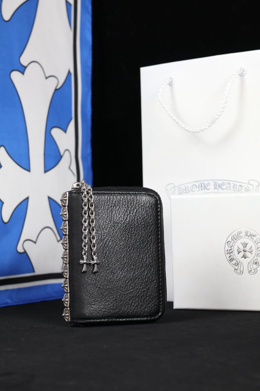 Chrome Hearts Nine Stud Zip Coin Wallet 크롬하츠 나인 스터드 집 코인 월렛 14