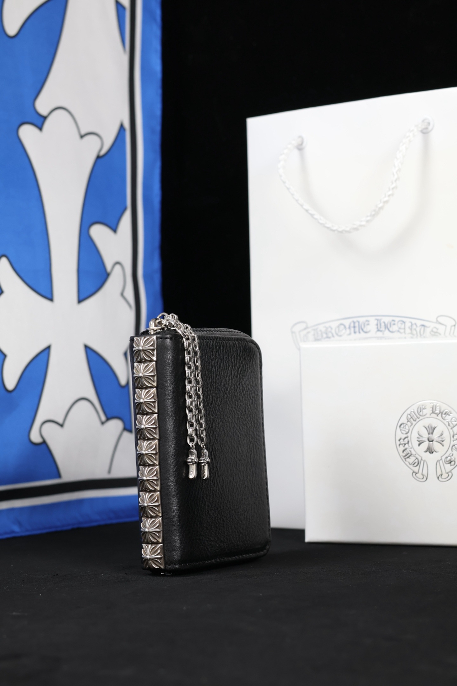 Chrome Hearts Nine Stud Zip Coin Wallet 크롬하츠 나인 스터드 집 코인 월렛 15