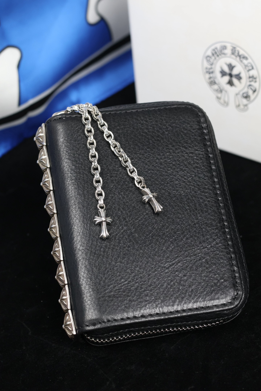 Chrome Hearts Nine Stud Zip Coin Wallet 크롬하츠 나인 스터드 집 코인 월렛 20