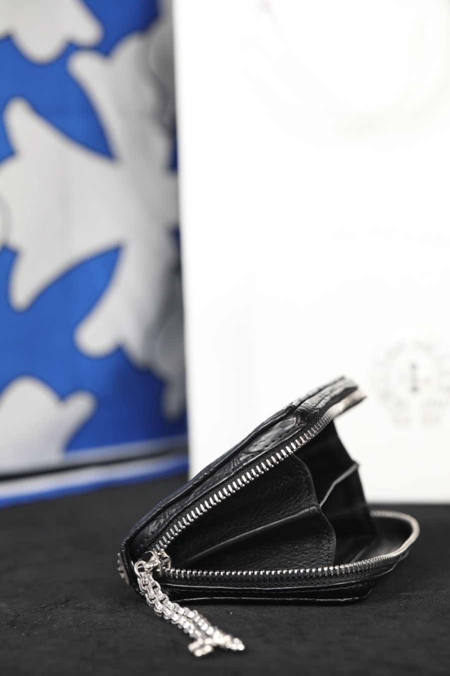 Chrome Hearts Crocodile Nine Stud Zip Coin Wallet 크롬하츠 크로커다일 나인 스터드 집 코인 월렛 18