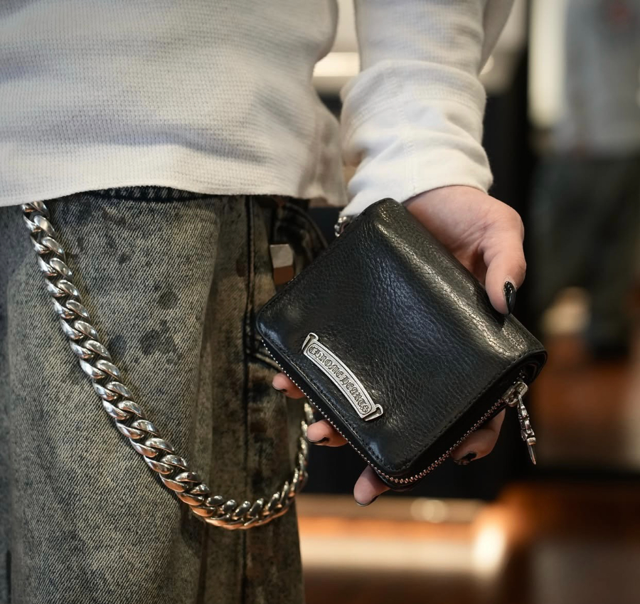 Chrome Hearts Large Scroll Zip Bi-Fold Coin Wallet 크롬하츠 라지 스크롤 집 바이폴드 코인 월렛 6