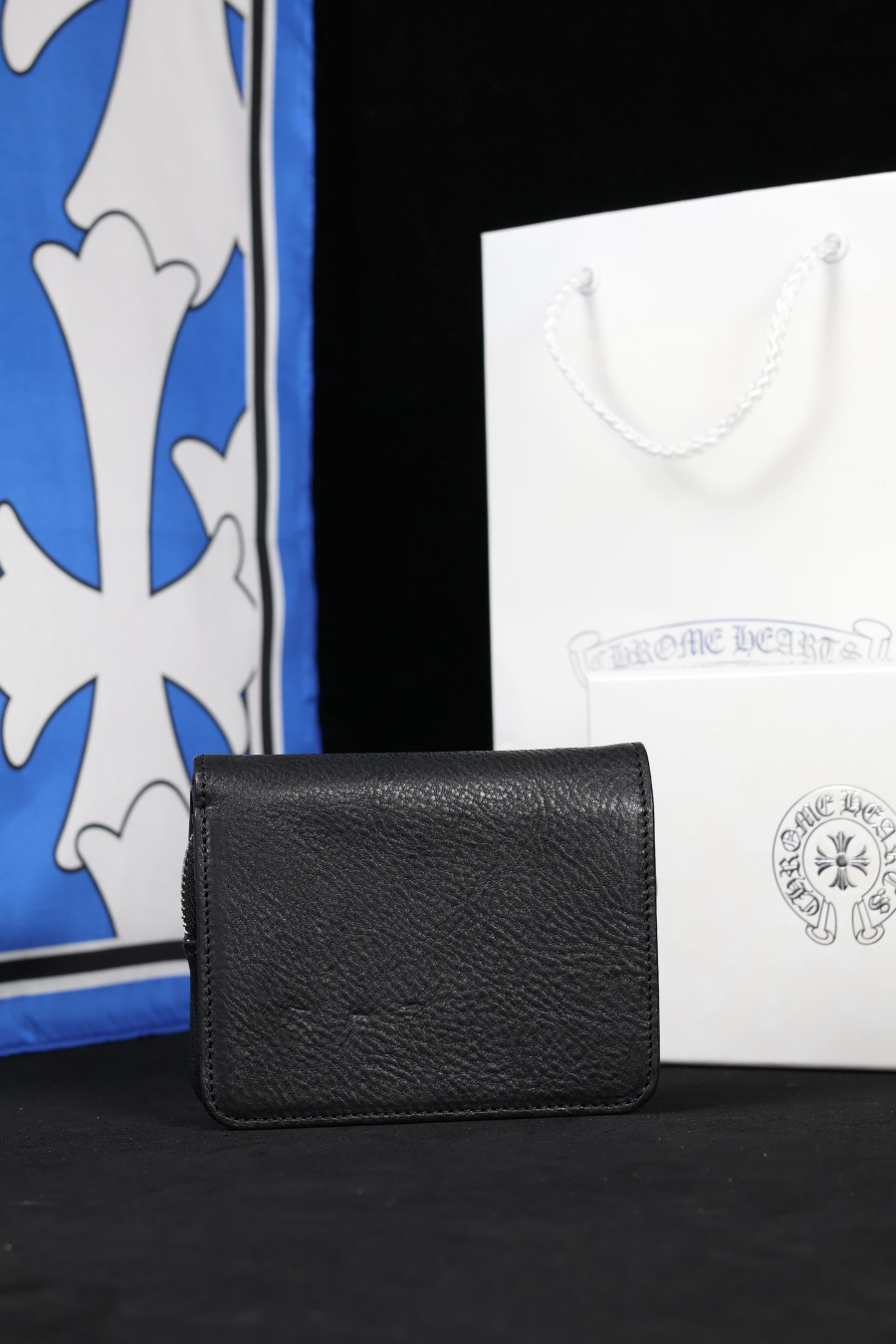 Chrome Hearts Small Scroll Zip Bi-Fold Coin Wallet 크롬하츠 스몰 스크롤 집 바이폴드 코인 월렛 10