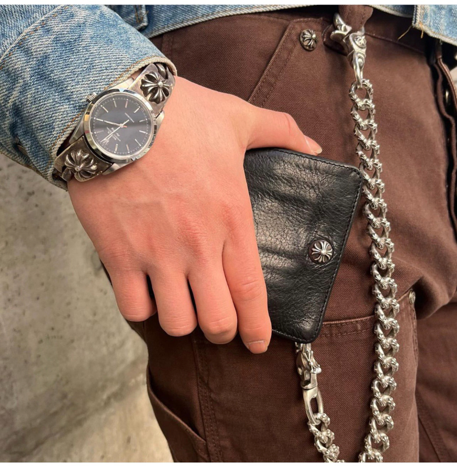 Chrome Hearts Bi-Fold Zip Coin Wallet 크롬하츠 바이폴드 집 코인 월렛 3