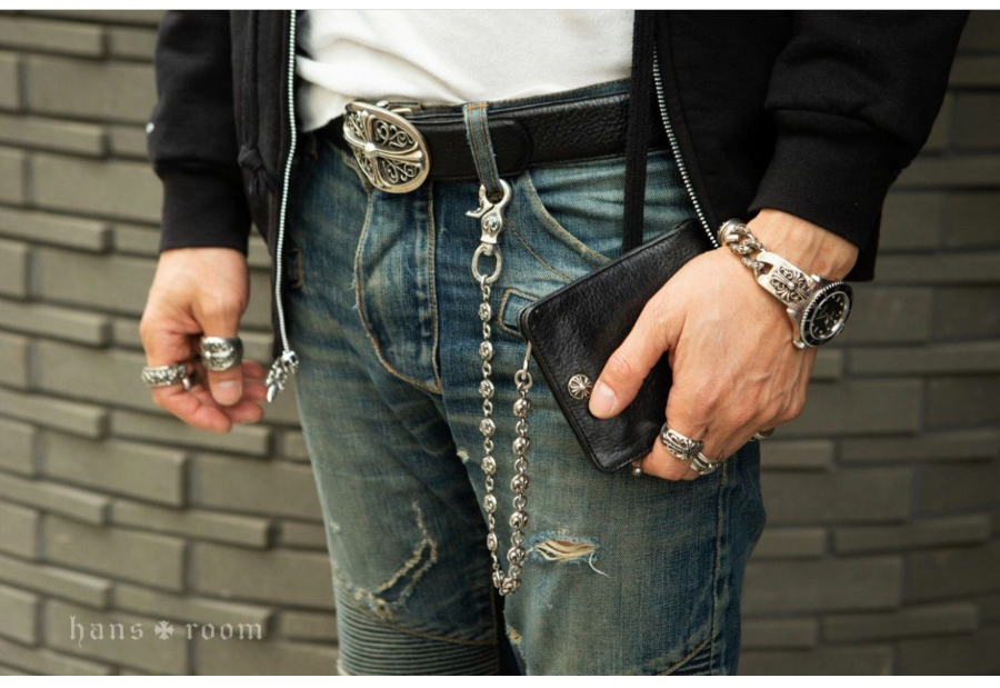 Chrome Hearts Bi-Fold Zip Coin Wallet 크롬하츠 바이폴드 집 코인 월렛 4
