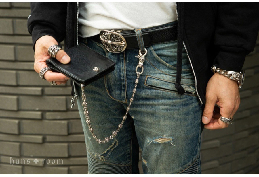 Chrome Hearts Bi-Fold Zip Coin Wallet 크롬하츠 바이폴드 집 코인 월렛 5