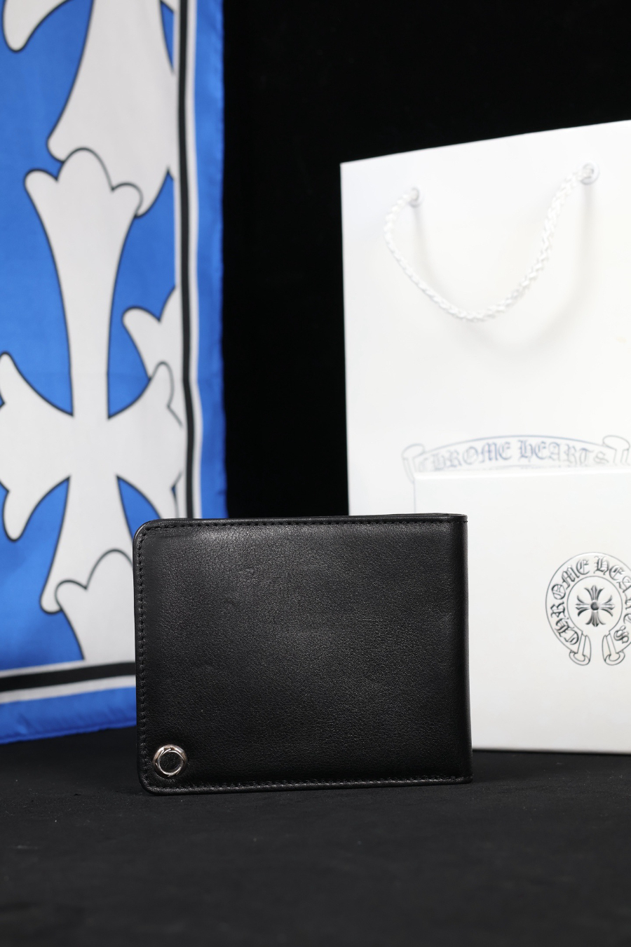 Chrome Hearts Bi-Fold Zip Coin Wallet 크롬하츠 바이폴드 집 코인 월렛 9