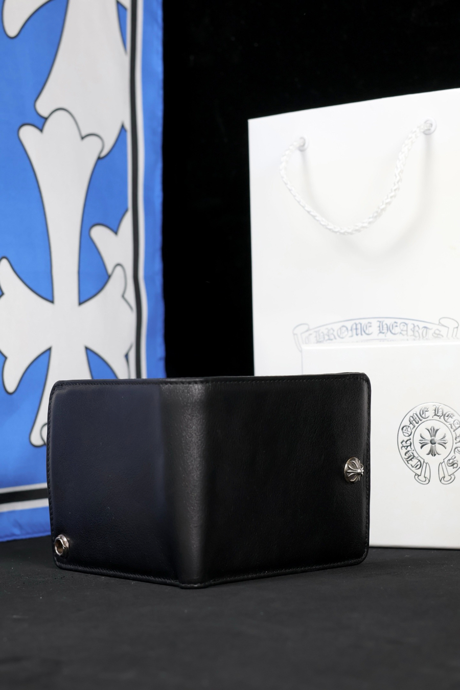 Chrome Hearts Bi-Fold Zip Coin Wallet 크롬하츠 바이폴드 집 코인 월렛 10