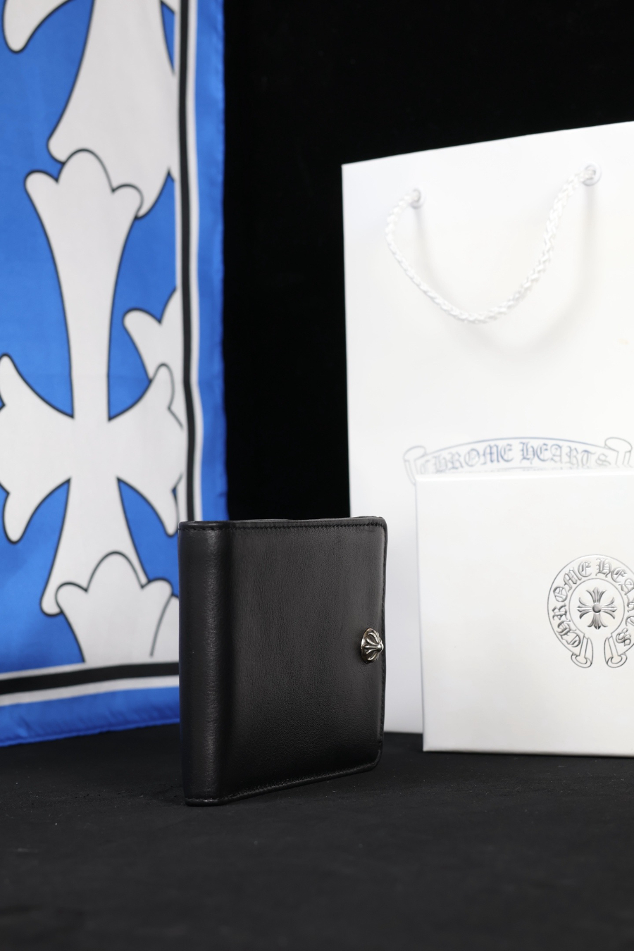 Chrome Hearts Bi-Fold Zip Coin Wallet 크롬하츠 바이폴드 집 코인 월렛 12