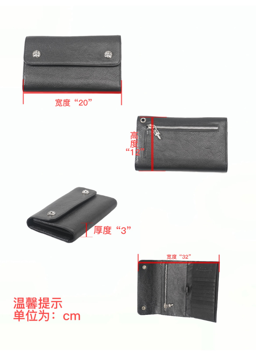 Chrome Hearts Trifold Wallet 크롬하츠 트리폴드 장지갑 14