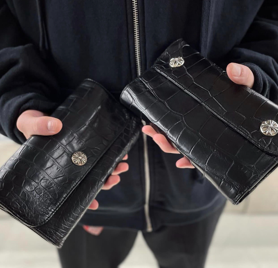 Chrome Hearts Crocodile Trifold Wallet 크롬하츠 크로커다일 트리폴드 장지갑 1